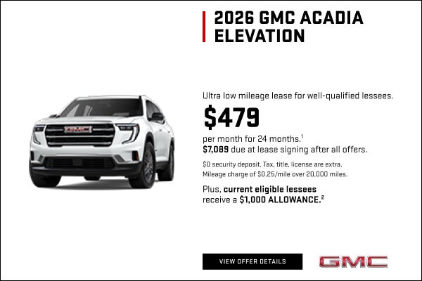 Ultra low mileage lease for well-qualified lessees.

$479 per month for 24 months.1 

$7,089 due ...