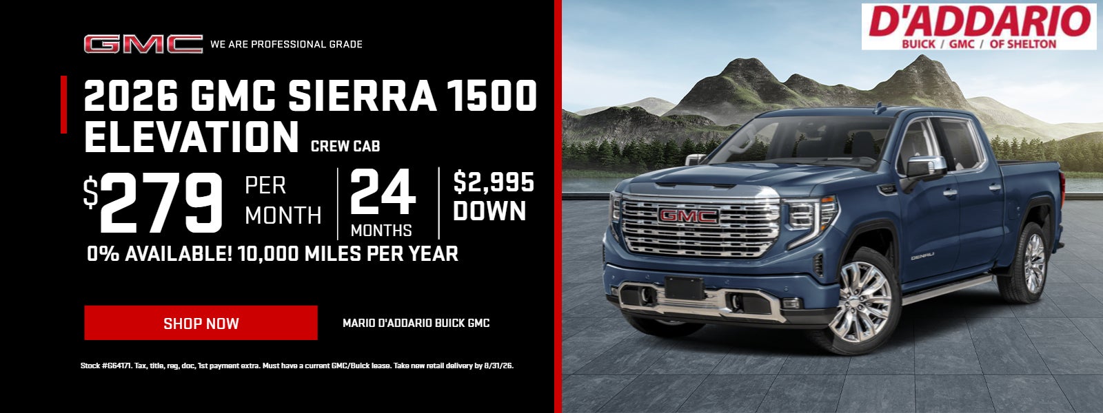 $279 per month PLUS 0% APR Financing is Available!