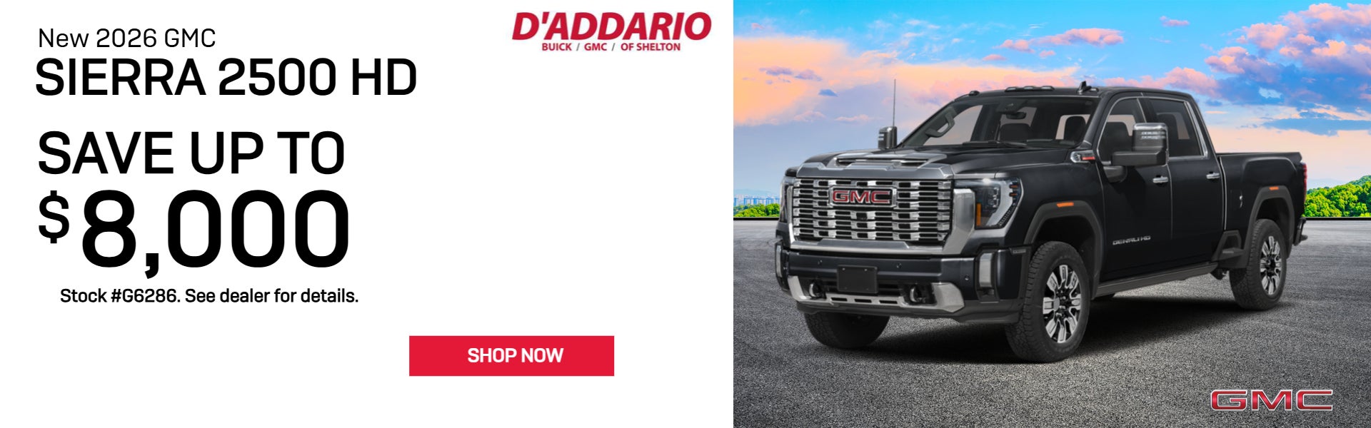 Black 2026 GMC Sierra on offer