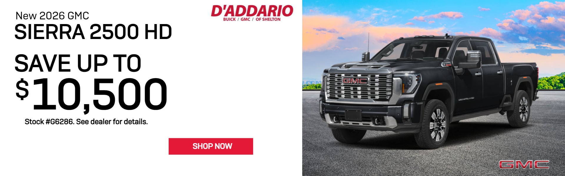 Black 2026 GMC Sierra on offer