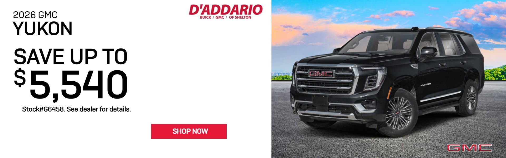 Black 2026 Buick Yukon on offer