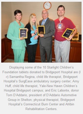 Mario D'Addario Buick GMC Donates to Bridgeport Pediatric | Mario D'Addario Buick GMC in SHELTON CT